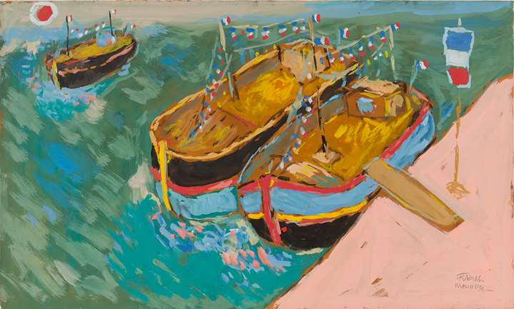 Barges on the Seine